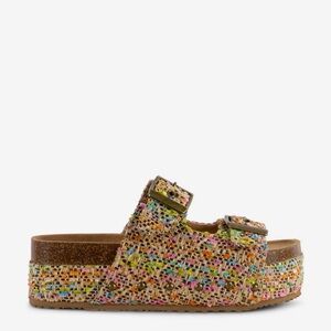 Steve Madden Deceptively Bright Multi Sandals